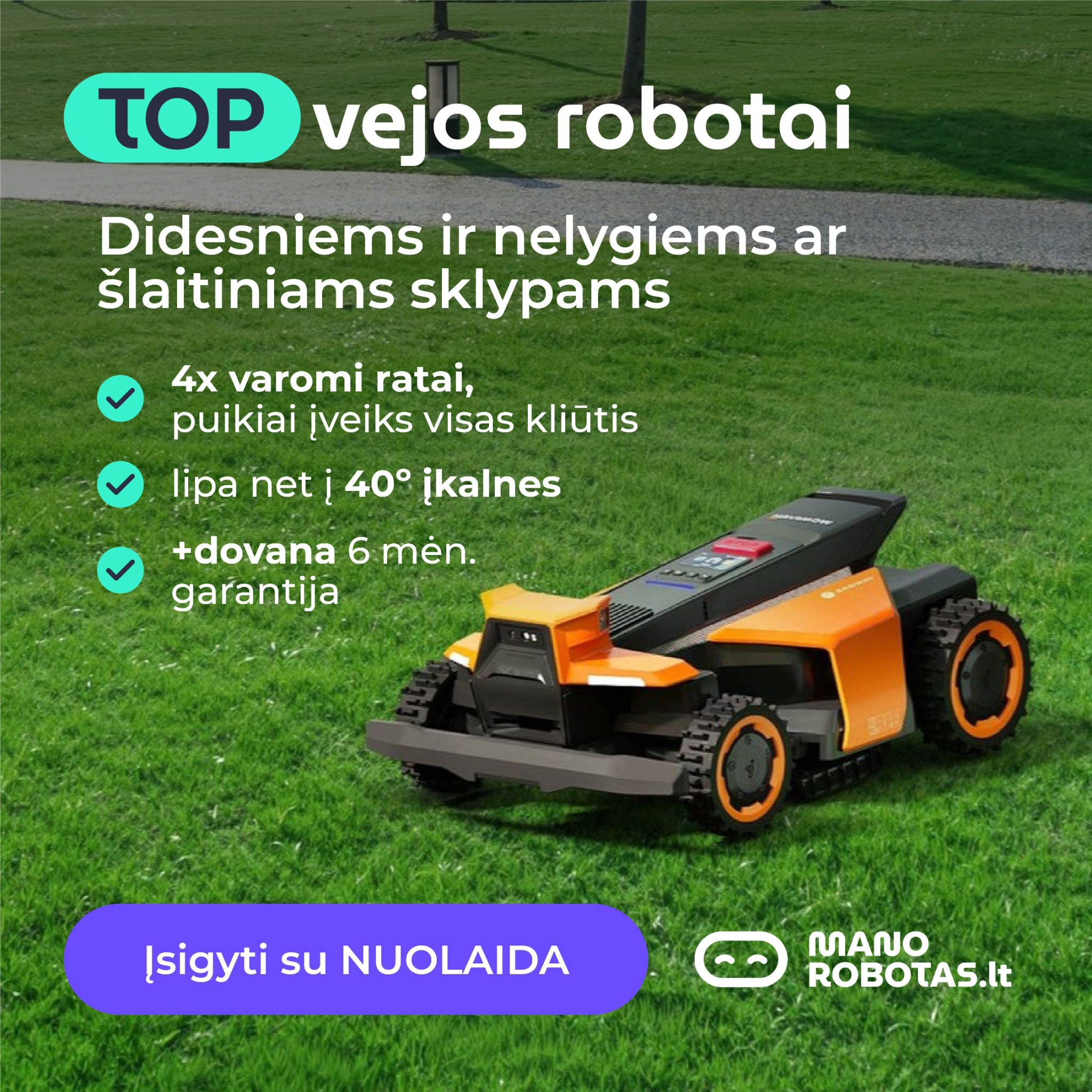 manorobotas.lt Facebook ad