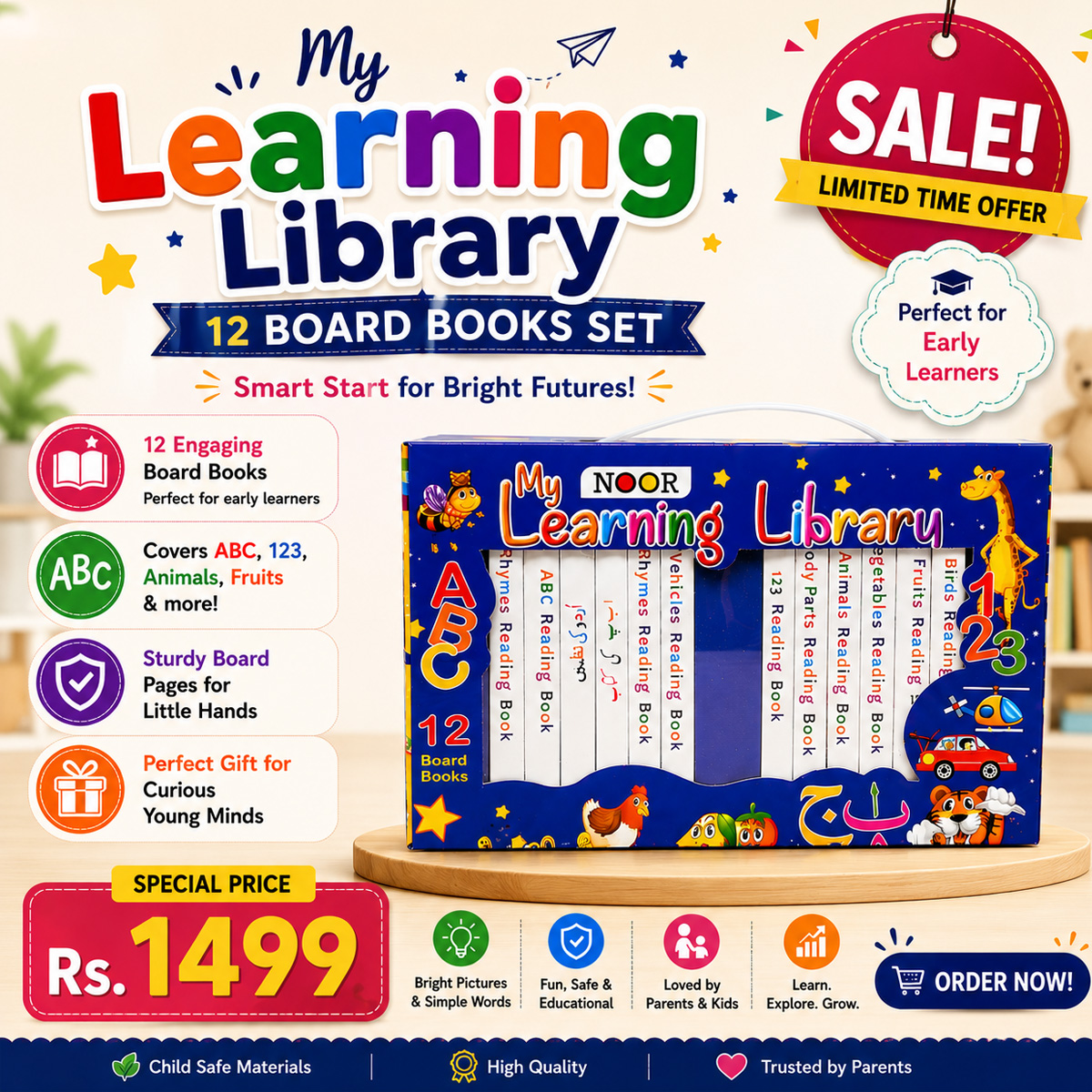 Tiny Mind's Facebook ad: Fun Learning Starts Here!