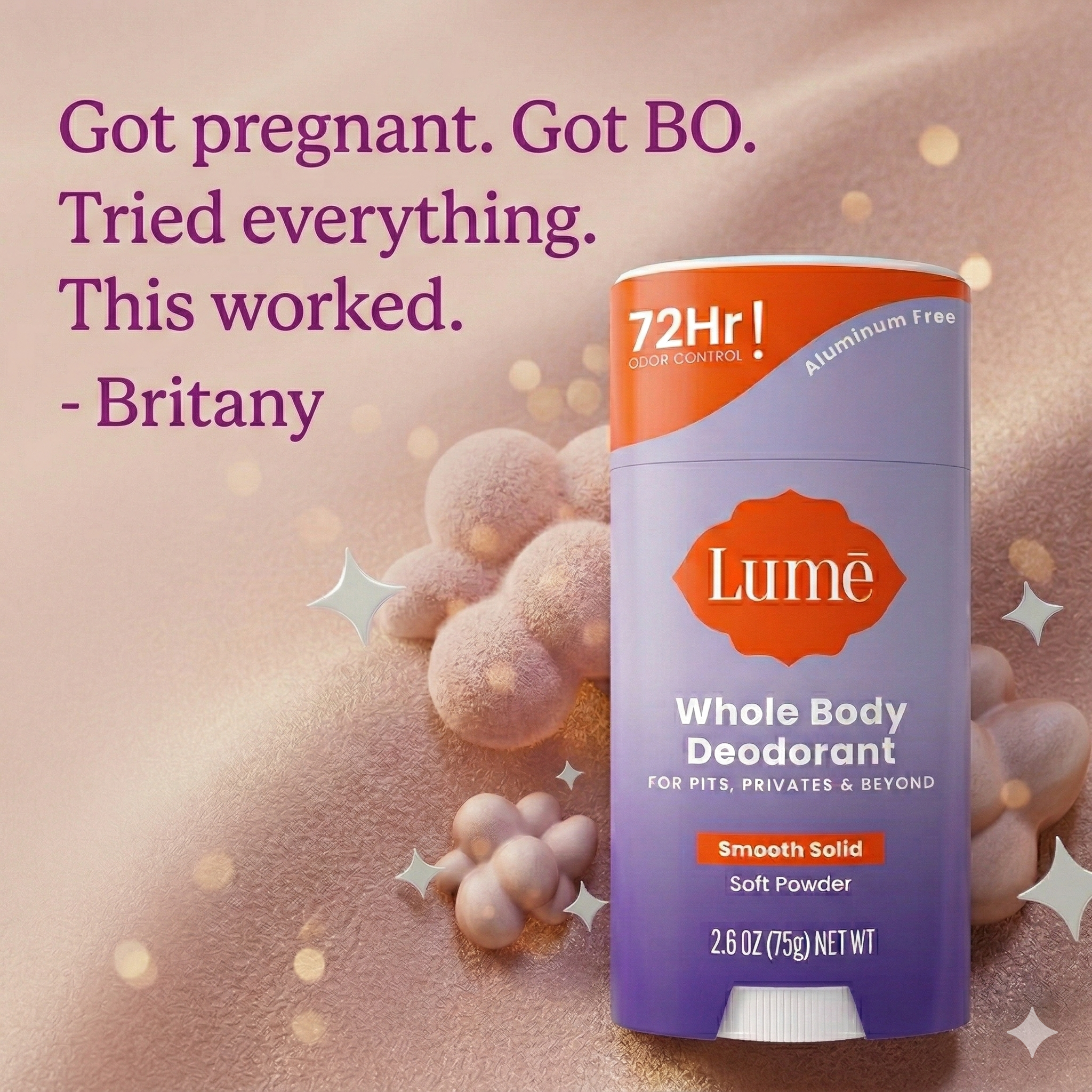 Lume Deodorant Facebook ad