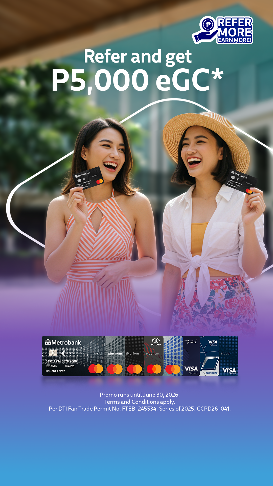Metrobank Card Facebook ad