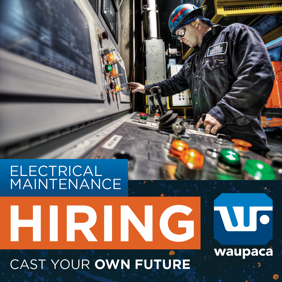 Waupaca Foundry Facebook ad: Real Work. Real Growth.