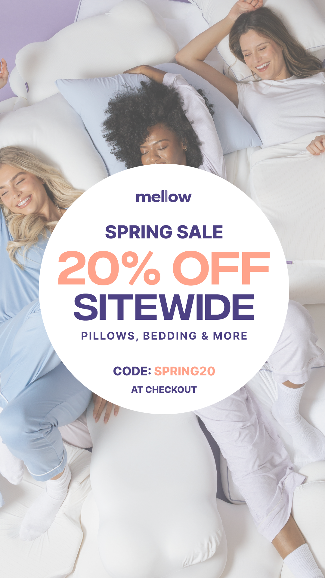 Mellow Bed Lab Facebook ad from Mar 27, 2026