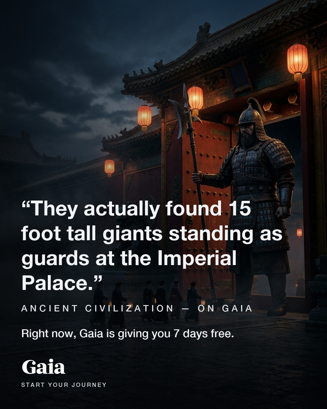 Gaia Facebook ad