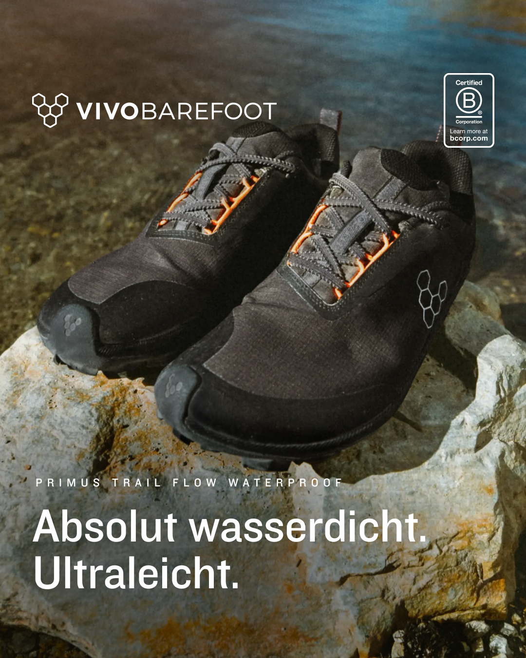 Vivobarefoot Facebook ad: Befreie deine Füße
