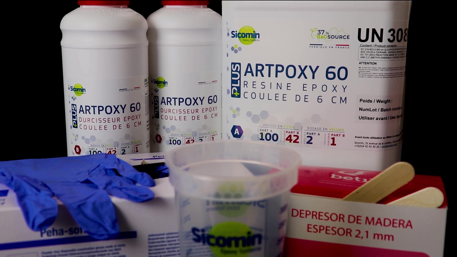 Boutique Résine Epoxy Facebook ad: Avec notre résine époxy, toutes vos idées prennent…