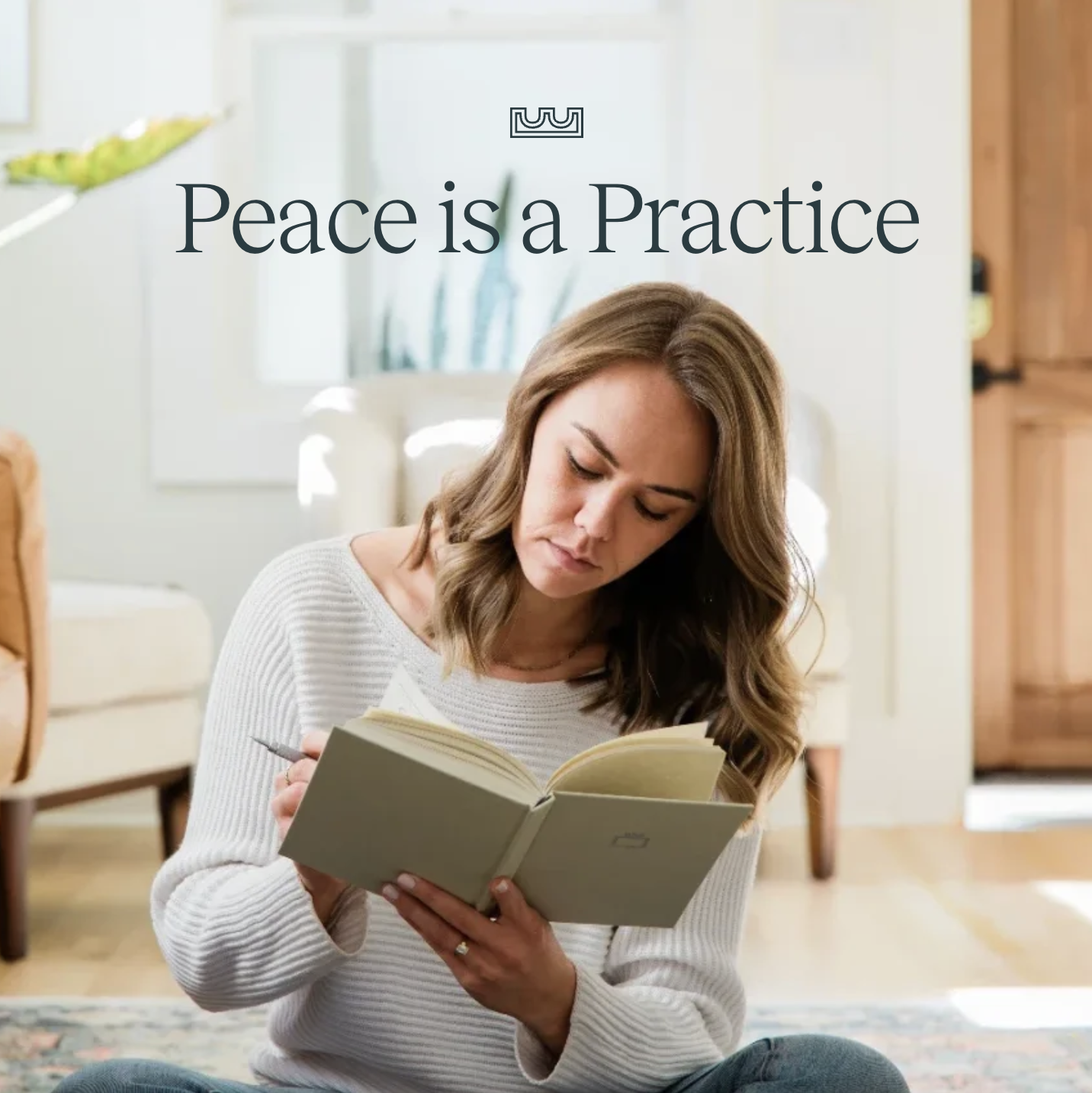 Overcomers Journal Facebook ad: A Journal for Anxious Minds