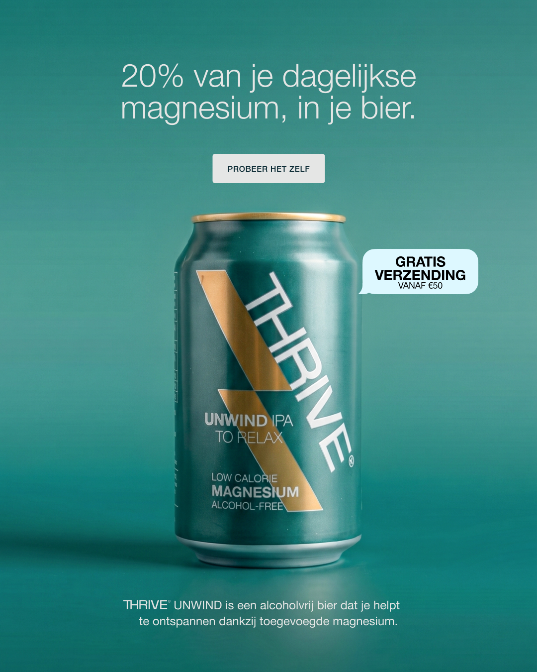Thrive Beer Facebook ad
