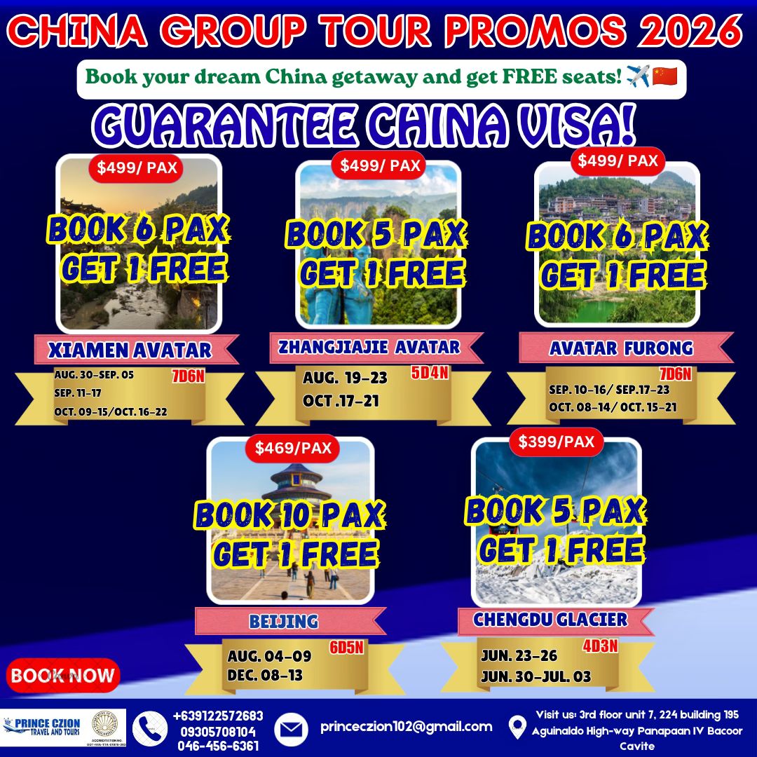 Prince CZION Travel & Tours Facebook ad