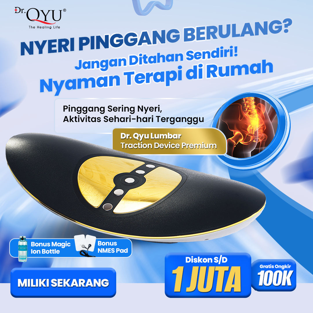 Dr.Qyu Health Technology Facebook ad: DISKON 1 JUTA + GRATIS ONGKIR 100 RIBU