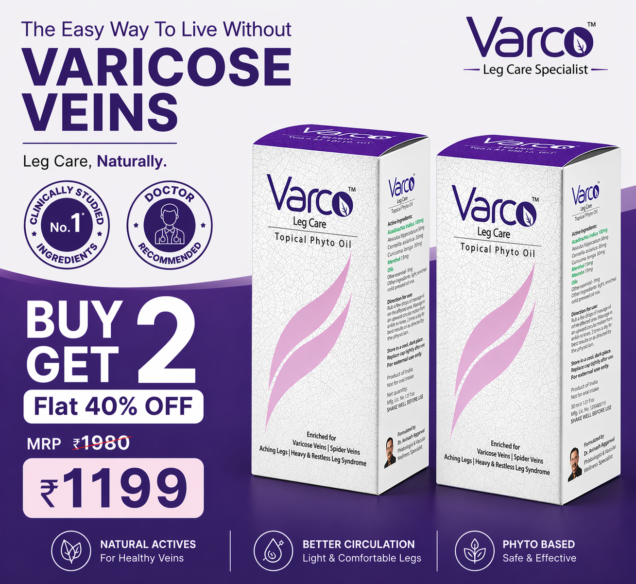 Varco Leg Care Facebook ad