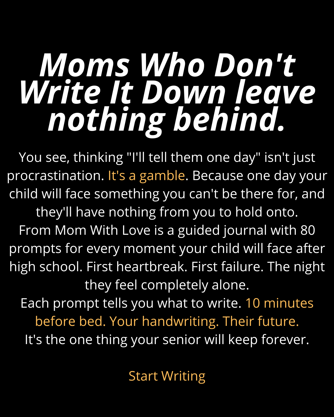 With My Love Facebook ad: Loved by over 100,000 moms