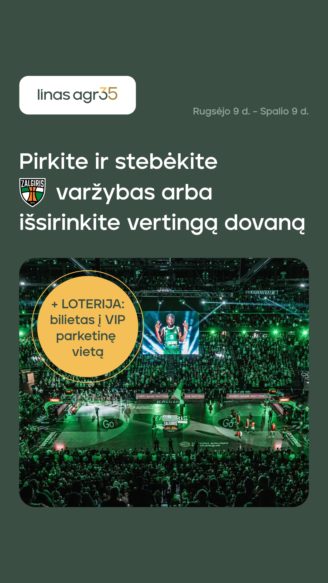 Linas Agro Lietuva Facebook ad: Pirk ir gauk dovanų