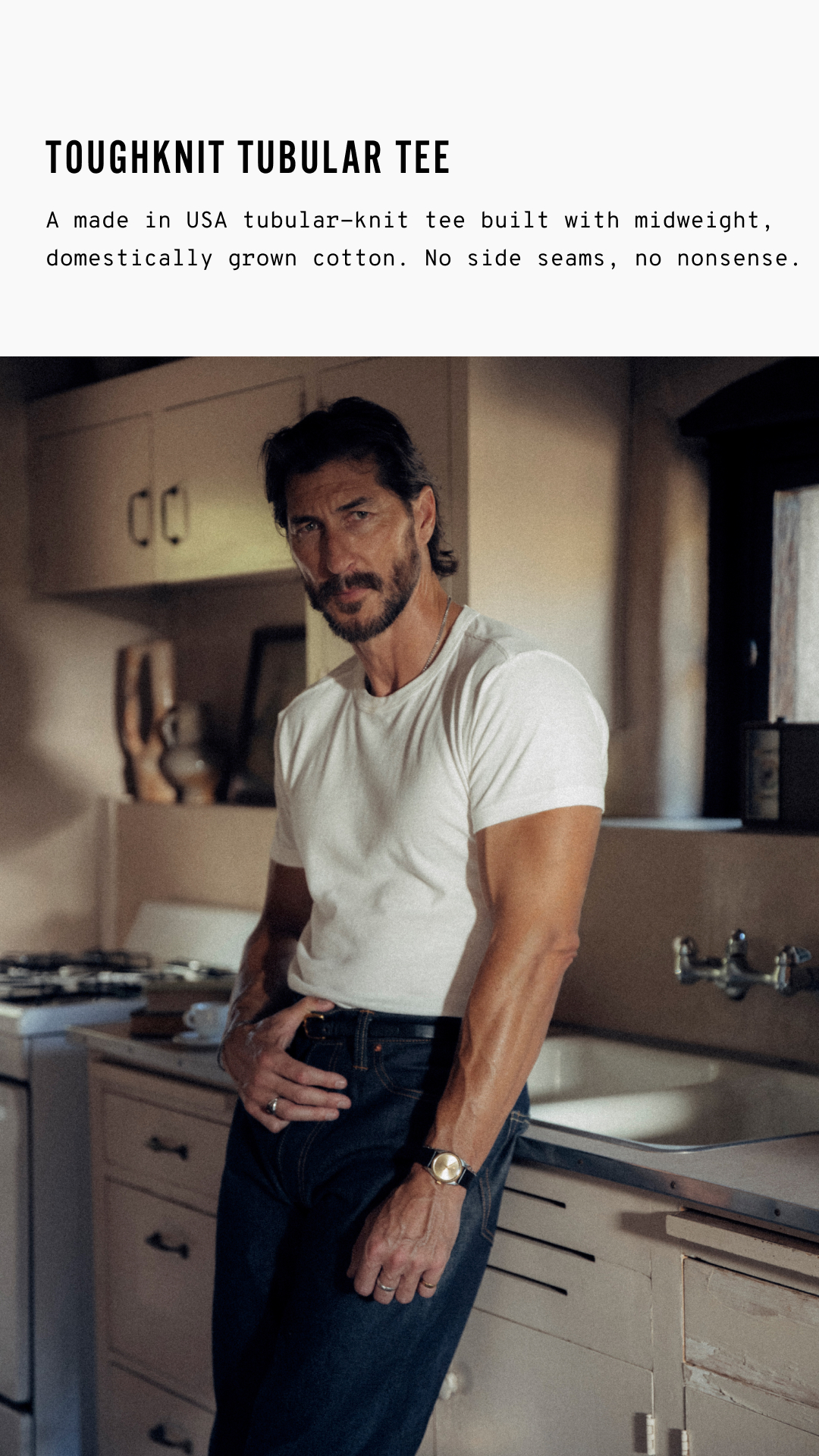 Buck Mason Facebook ad