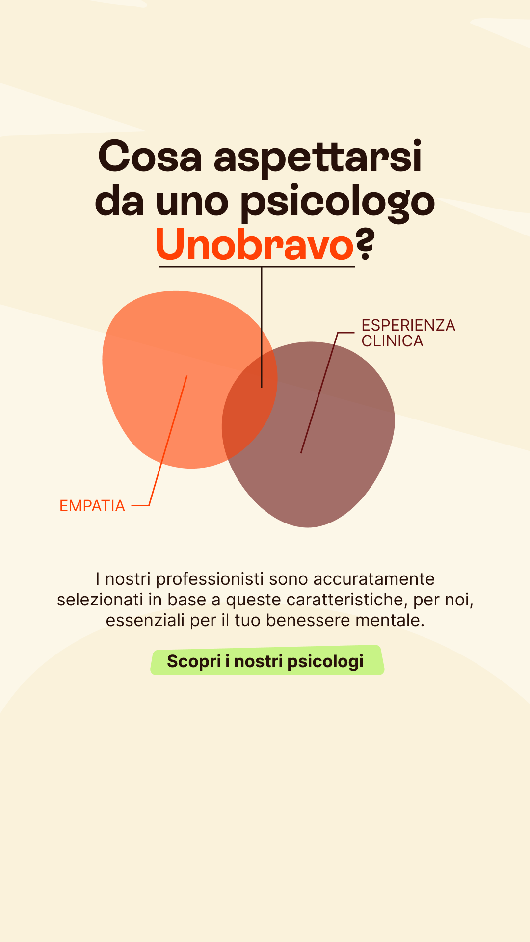 Unobravo Facebook ad