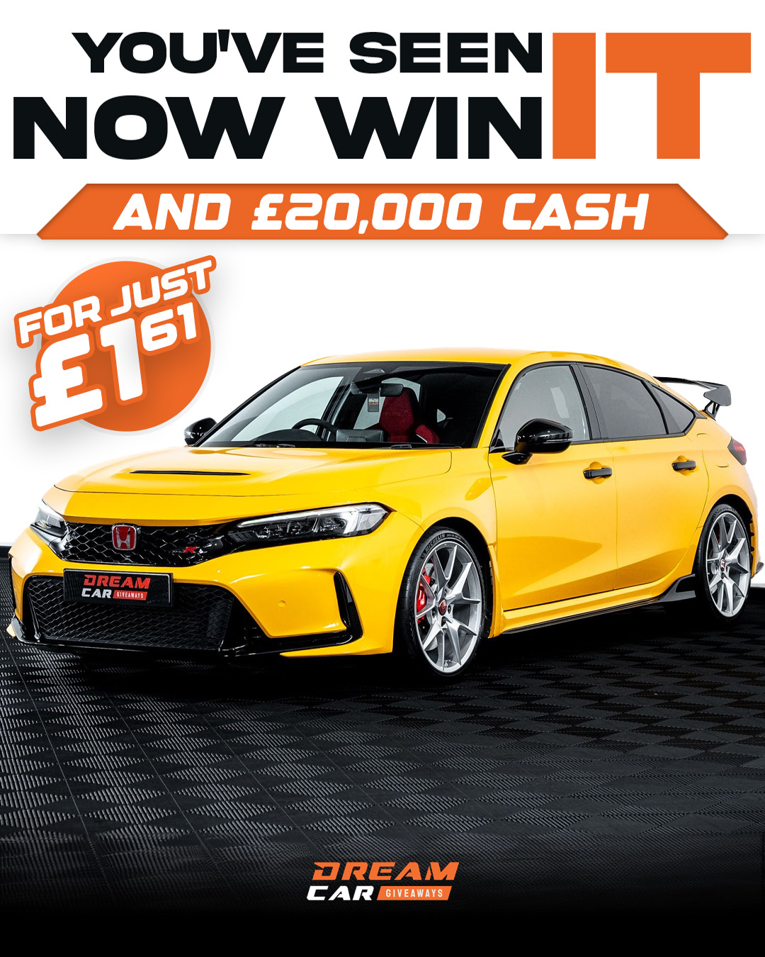 Dream Car Giveaways Facebook ad