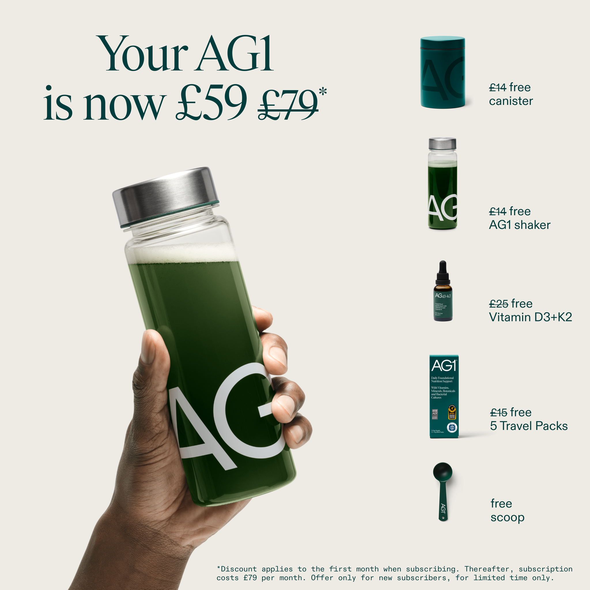 AG1 by Athletic Greens Facebook ad