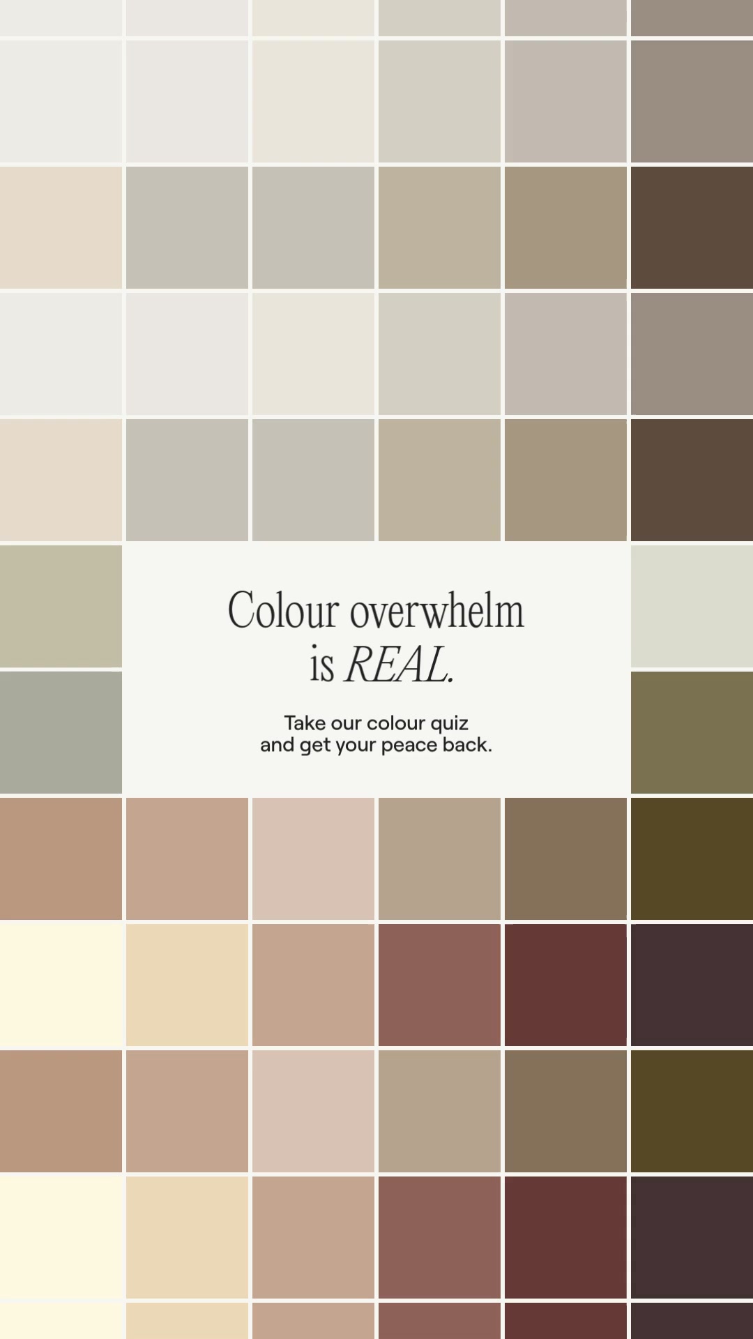 Homeacrosstheswale Facebook ad: Take The Colour Quiz