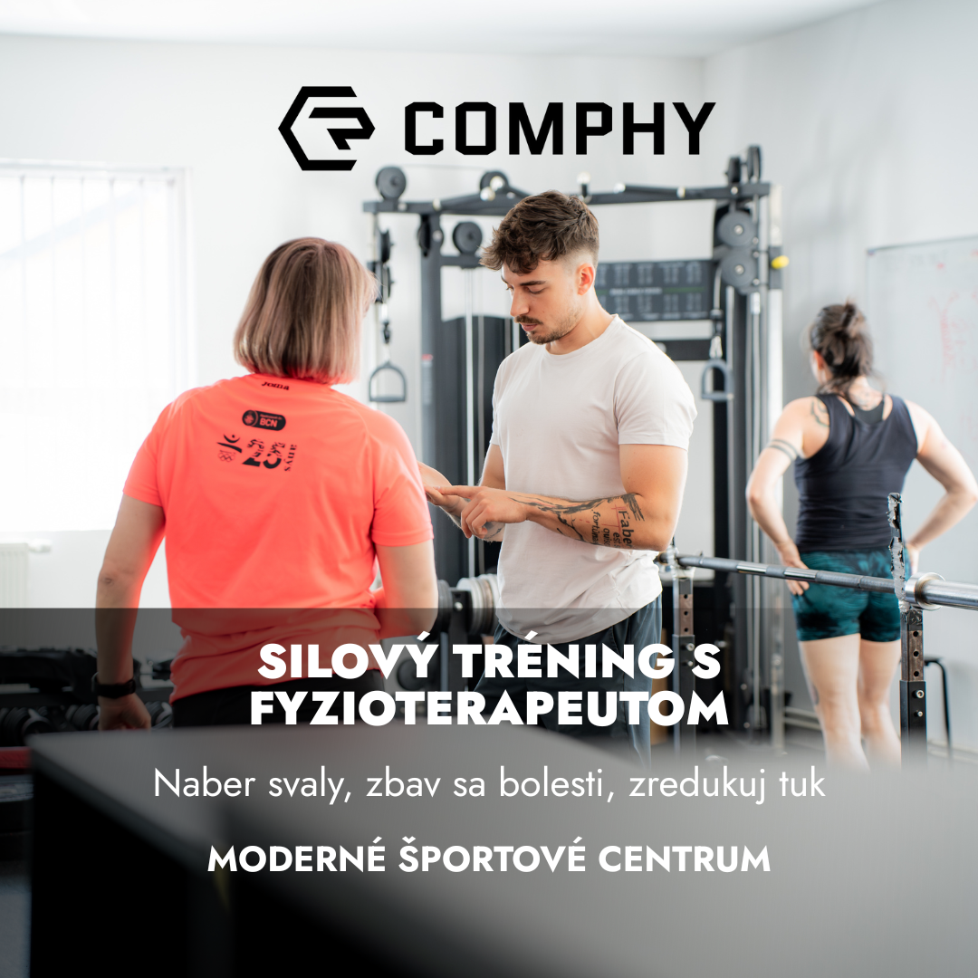 Comphy- centrum fyzioterapie a športu Facebook ad from Jul 15, 2025