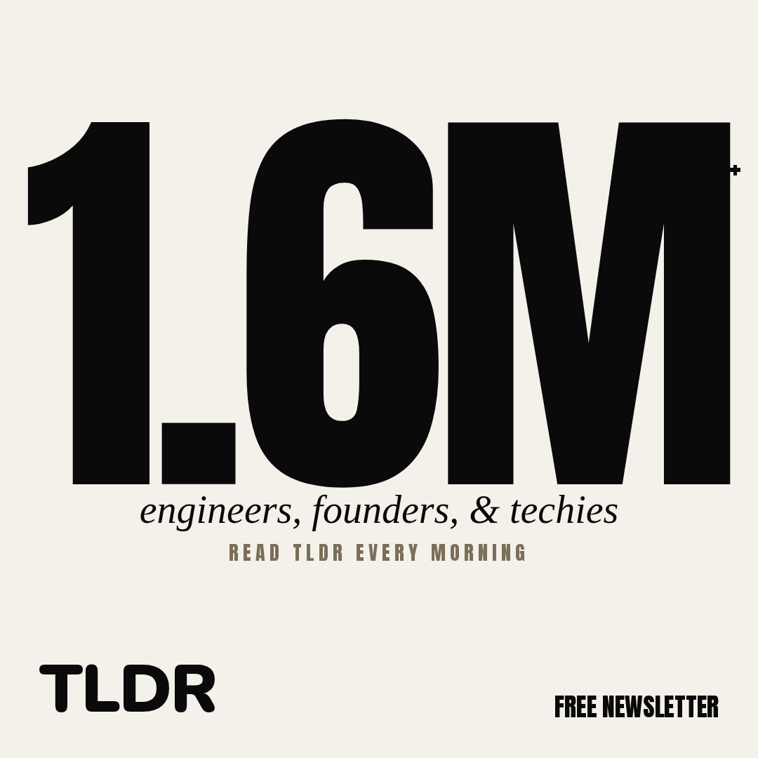 TLDR Newsletter Facebook ad