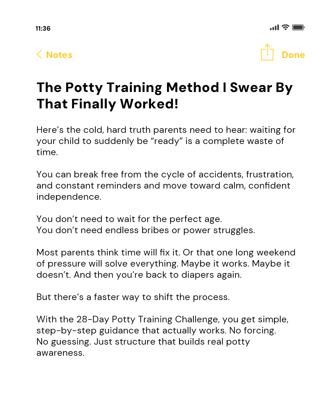 Parenting Leader Facebook ad