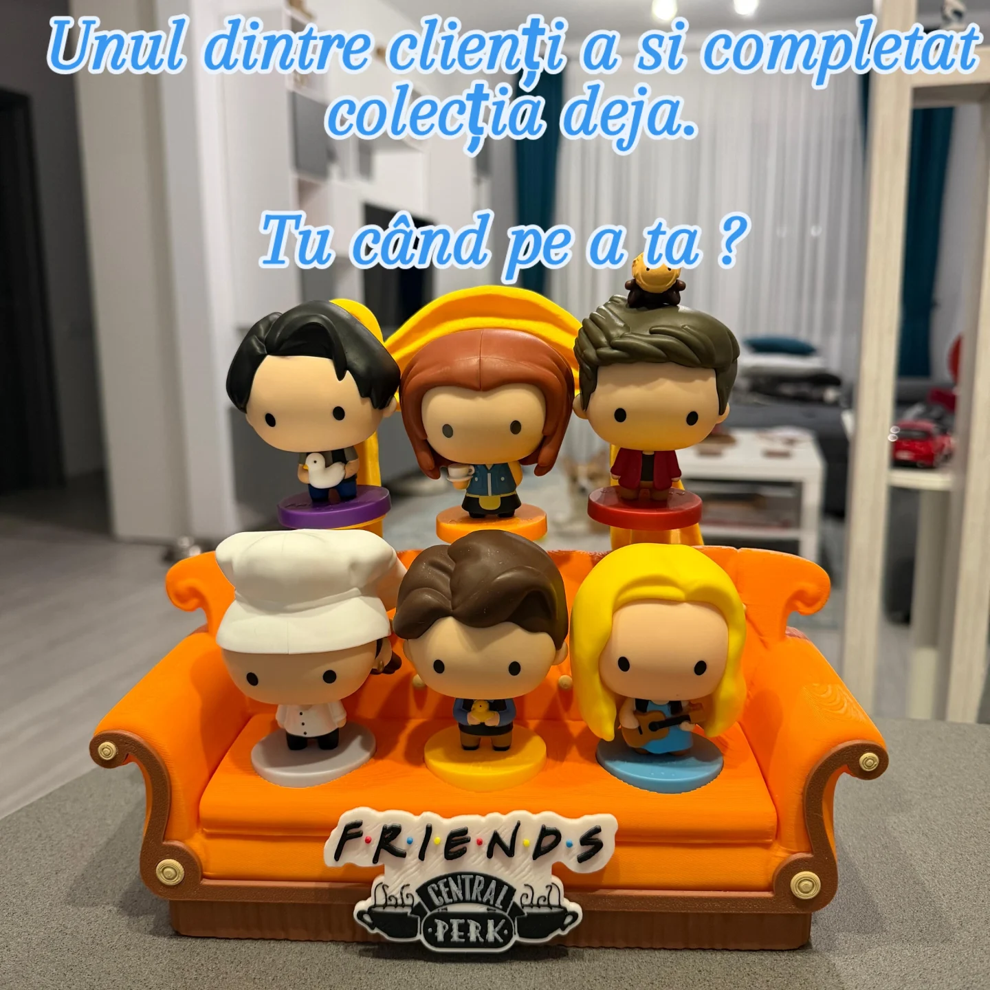 Dreamstolife3D Facebook ad: Canapea Friends de colecție