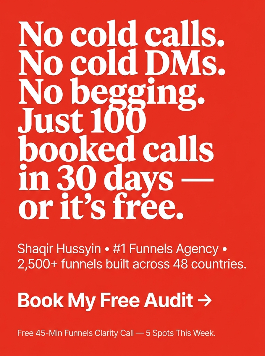 Shaqir Hussyin - CEO of Funnels.com Facebook ad from Jun 19, 2026