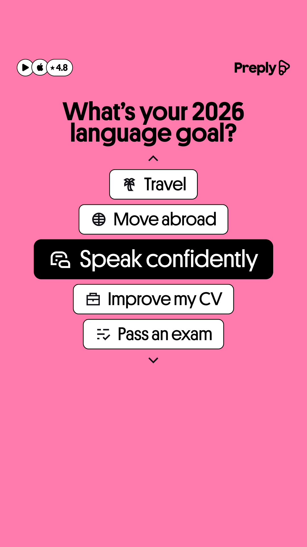 Preply Facebook ad