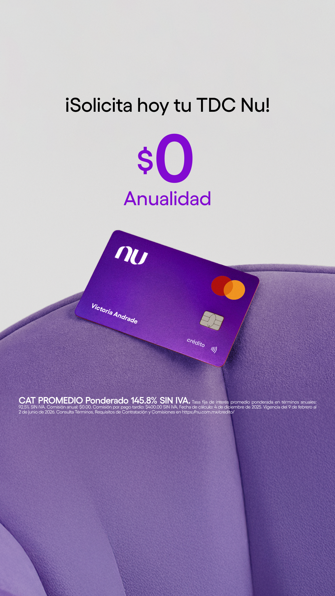 Nu México Facebook ad