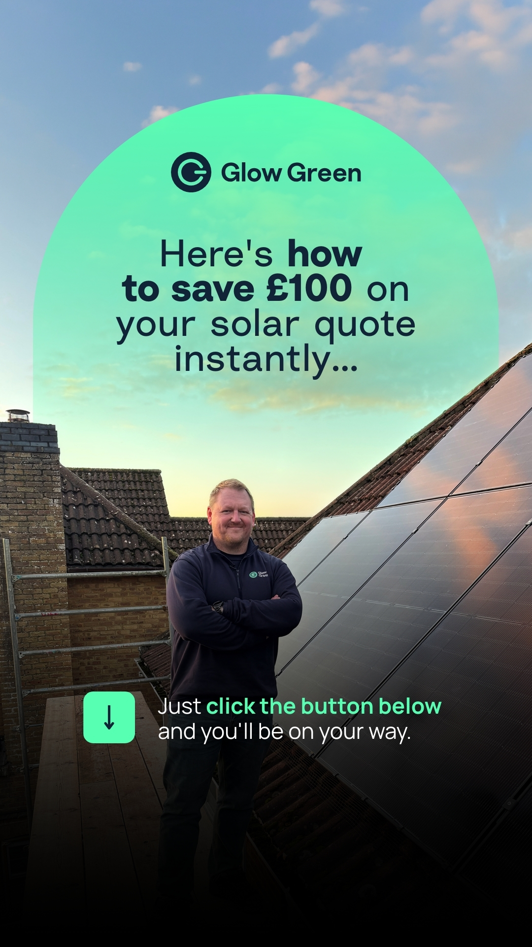 Glow Green Facebook ad
