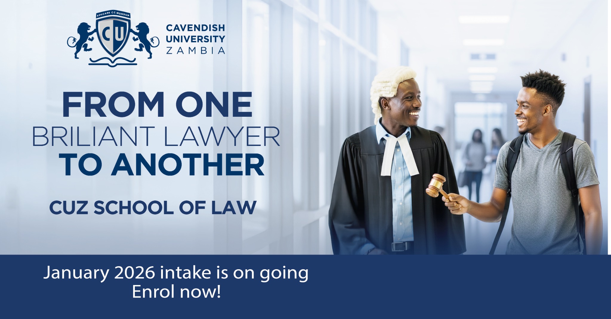 Cavendish University Zambia Facebook ad from Jan 8, 2026