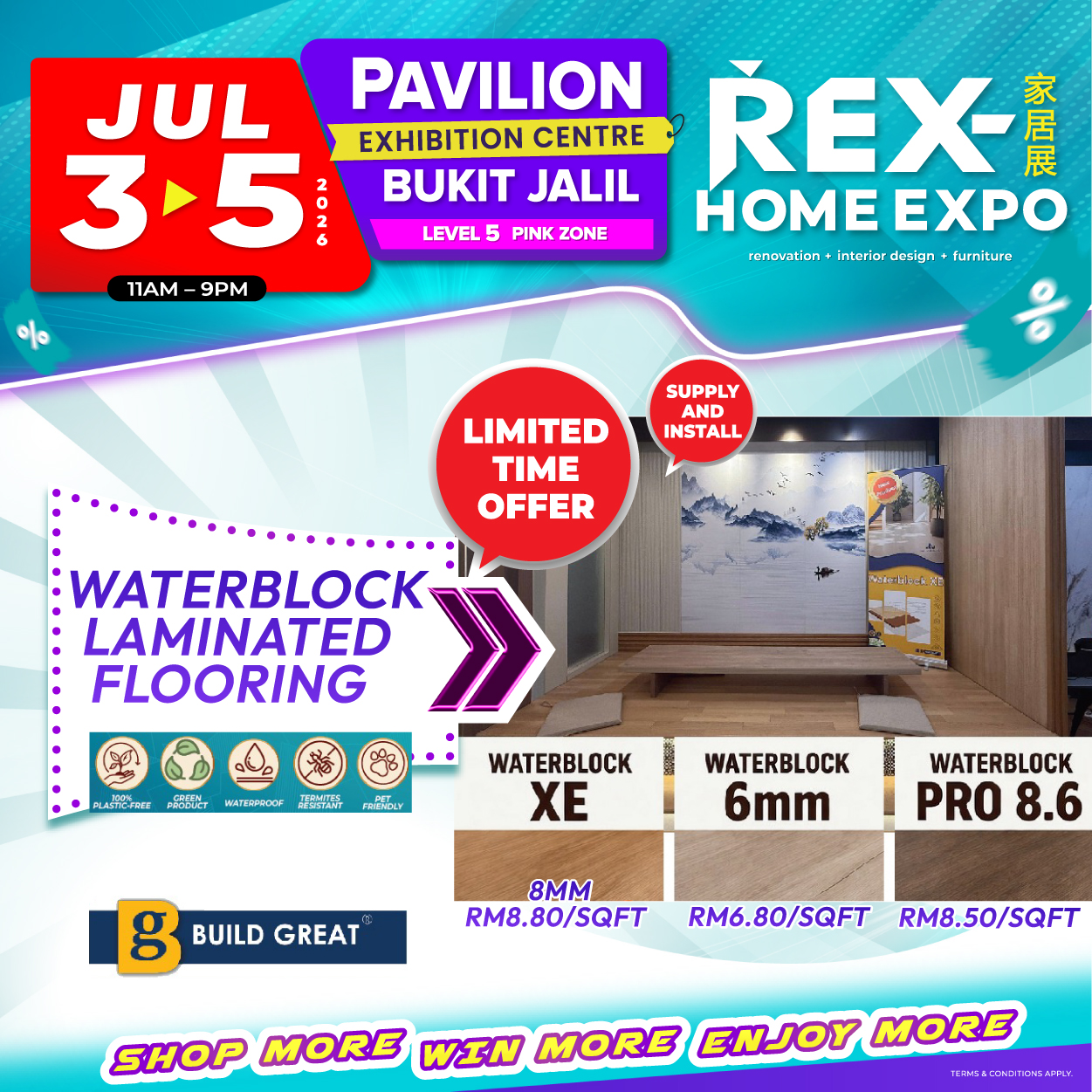 REX Home Renovation Expo Facebook ad