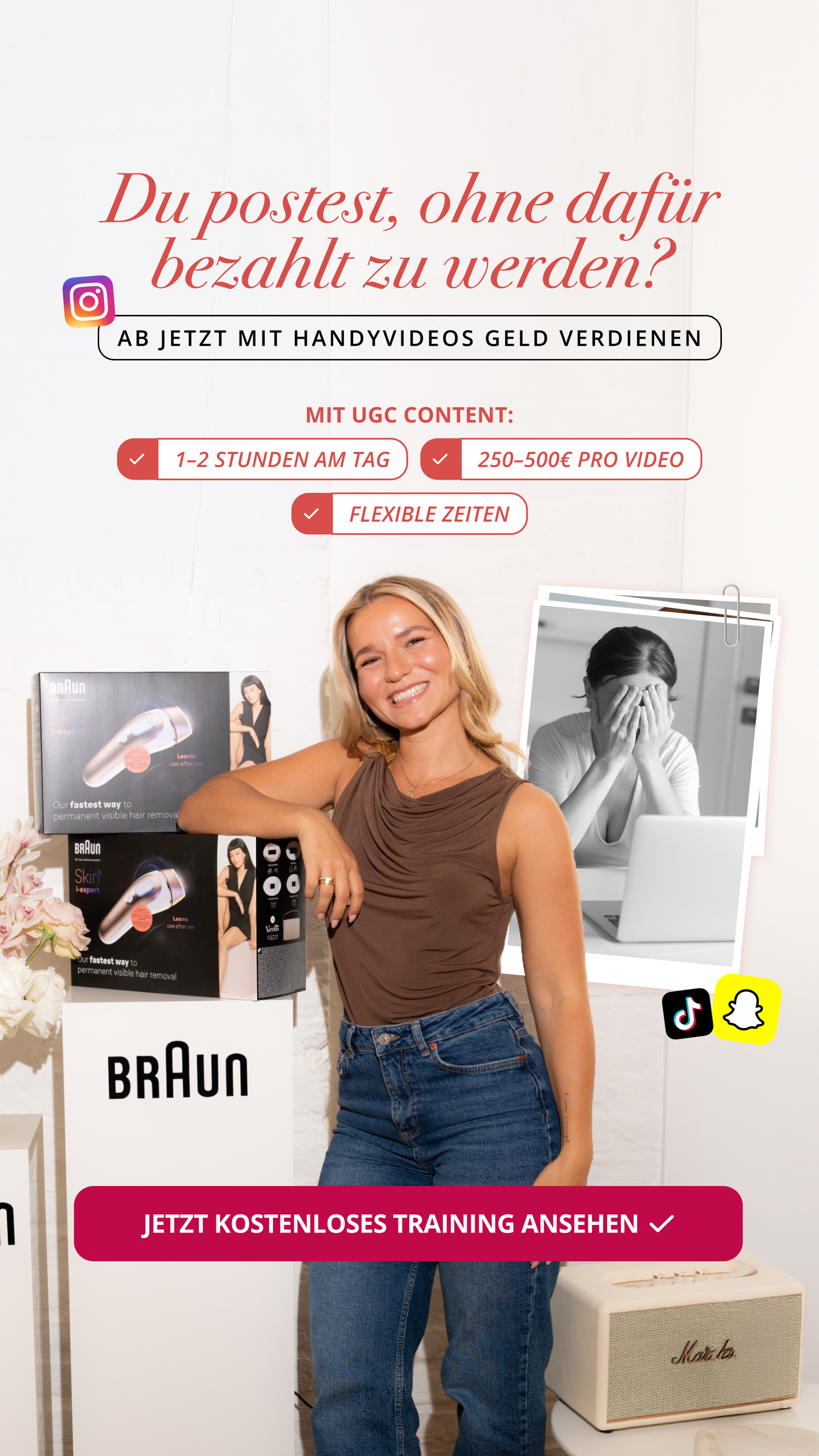 Alinas Creator Club Facebook ad