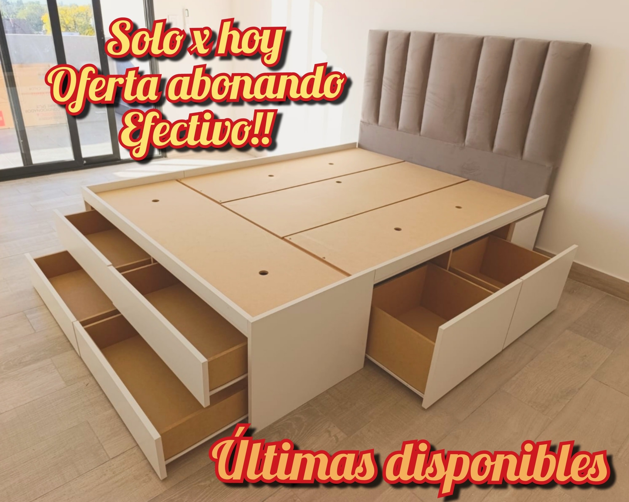 Camas Patri Facebook ad: Donde el descanso comienza