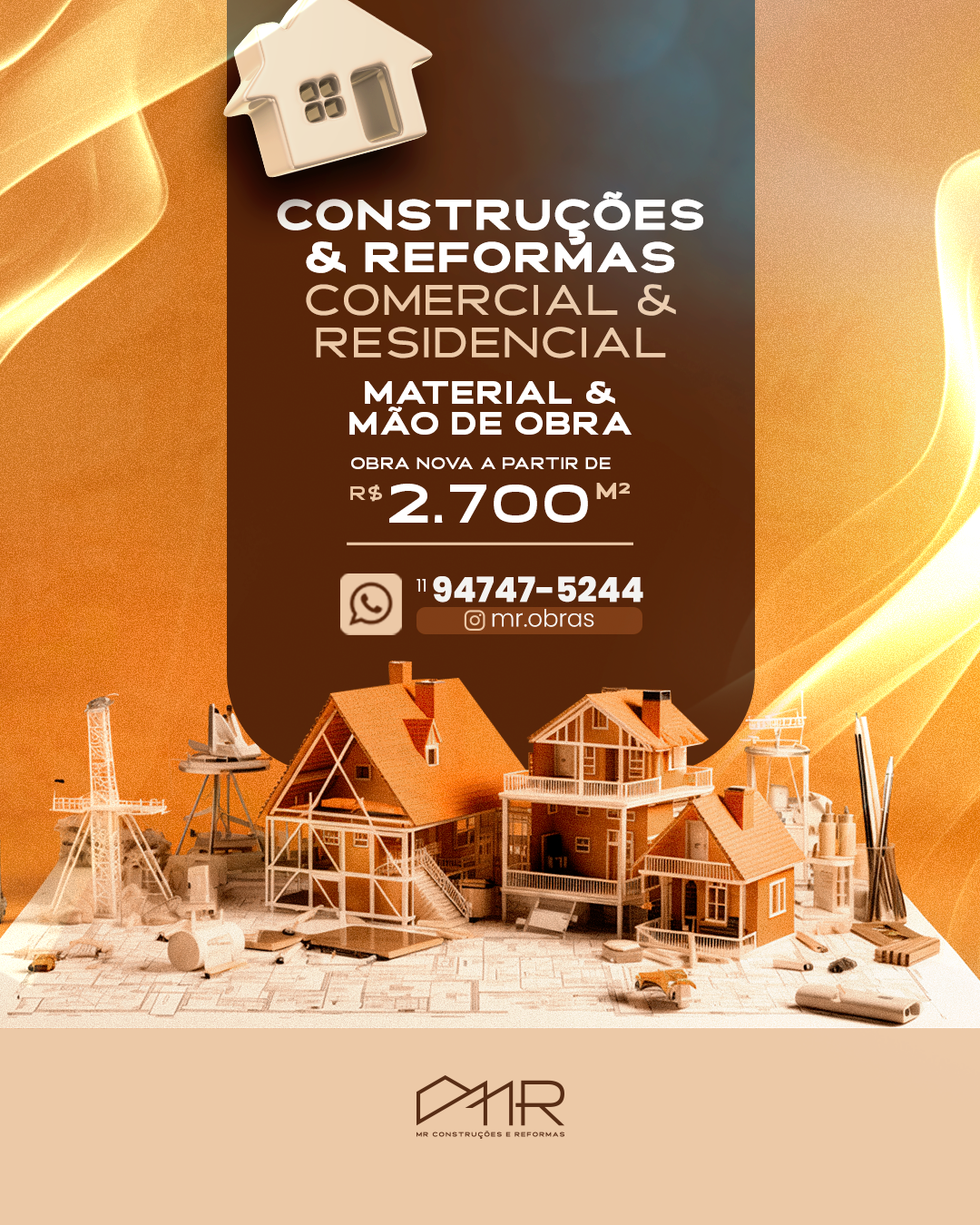 MR Obras Facebook ad from May 21, 2026