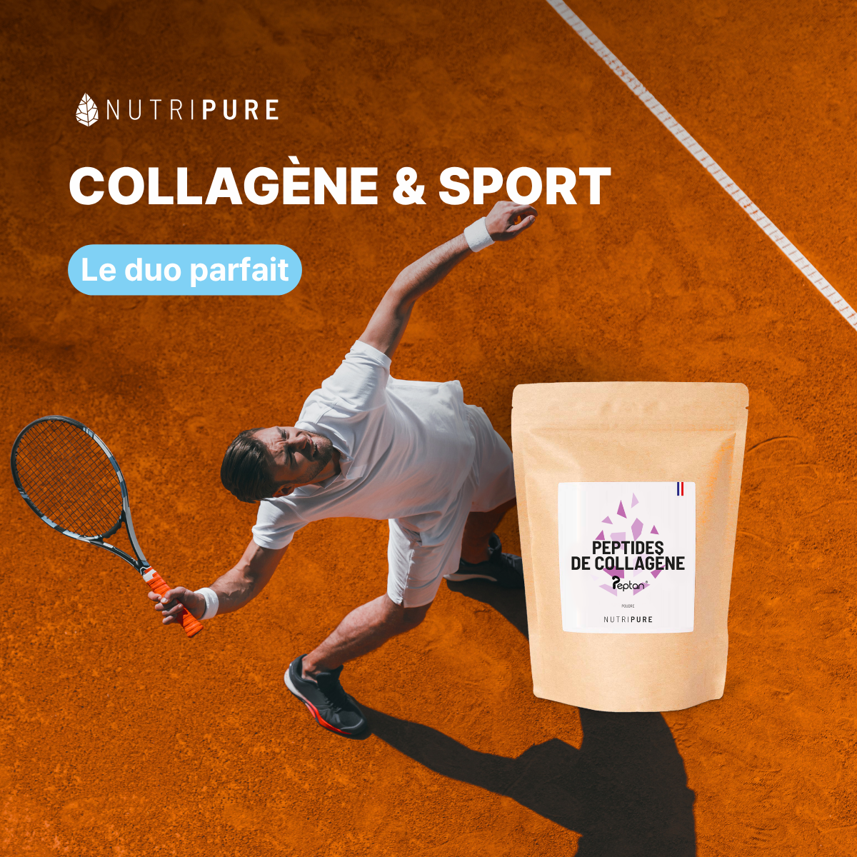 Nutripure Facebook ad: Collagène Peptan | Protégez votre corps