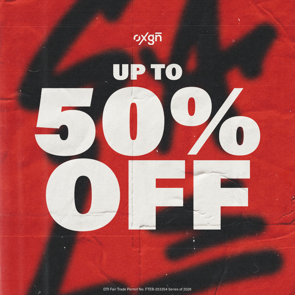 OXGN Facebook ad: END OF SEASON SALE | up to 50% OFF