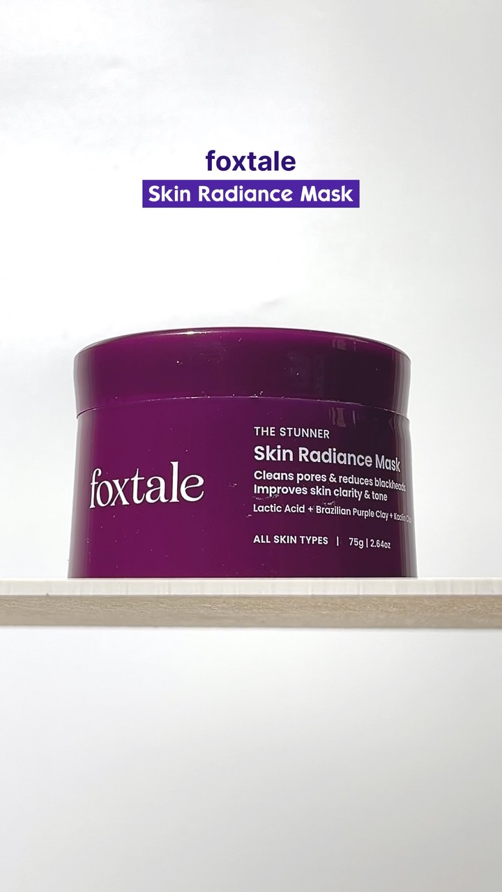 Foxtale Facebook ad: The Foxtale Skin Radiance Mask is my little…