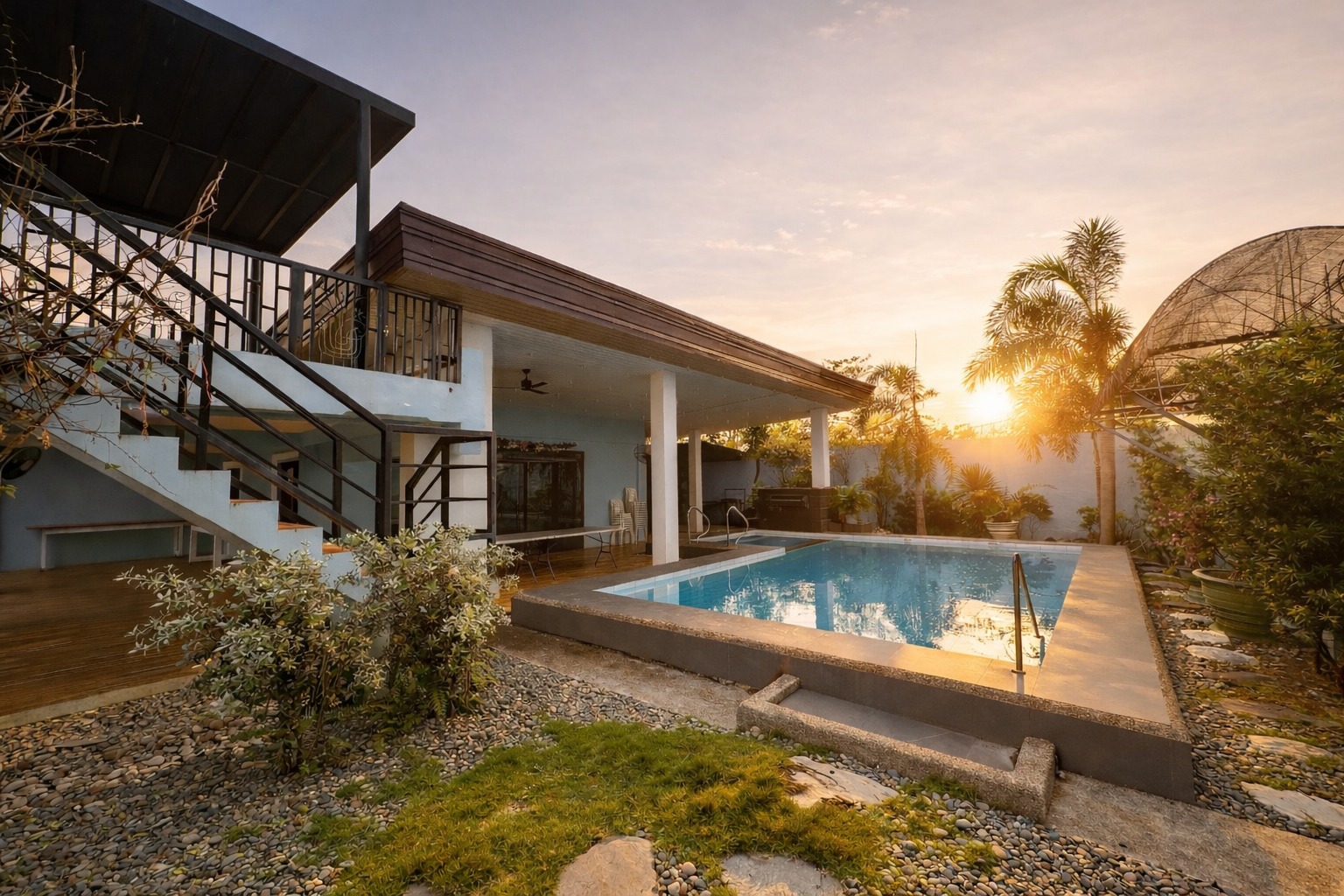 Casa Y'Naro Facebook ad: Private pool staycation near the city, perfect for…