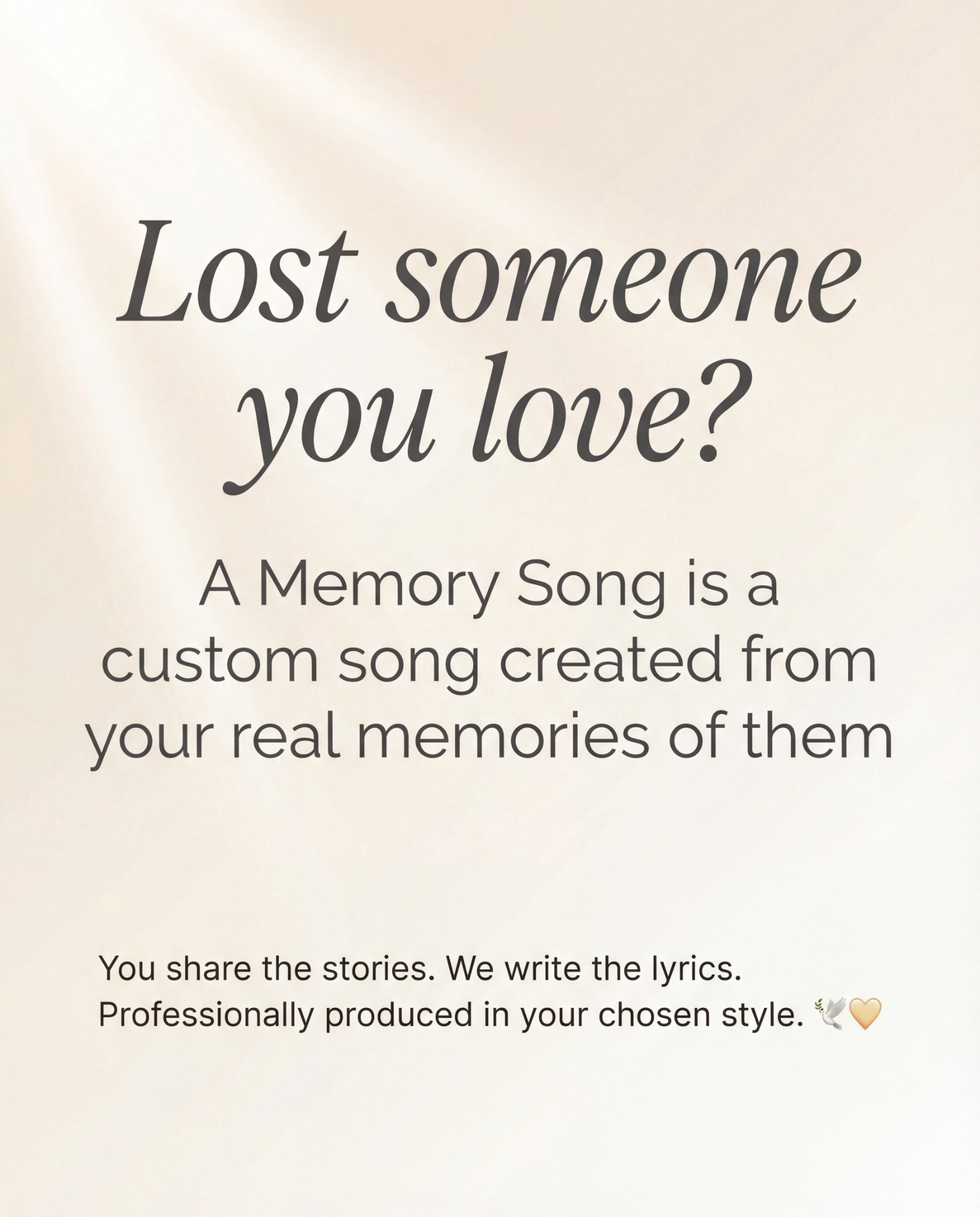 Forever Song Facebook ad