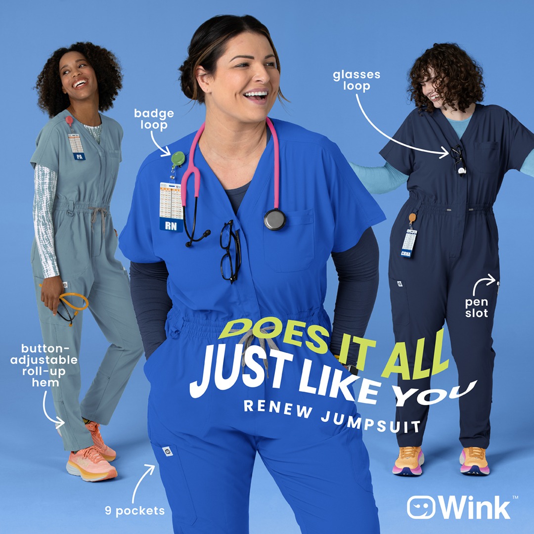 Wink Scrubs Facebook ad
