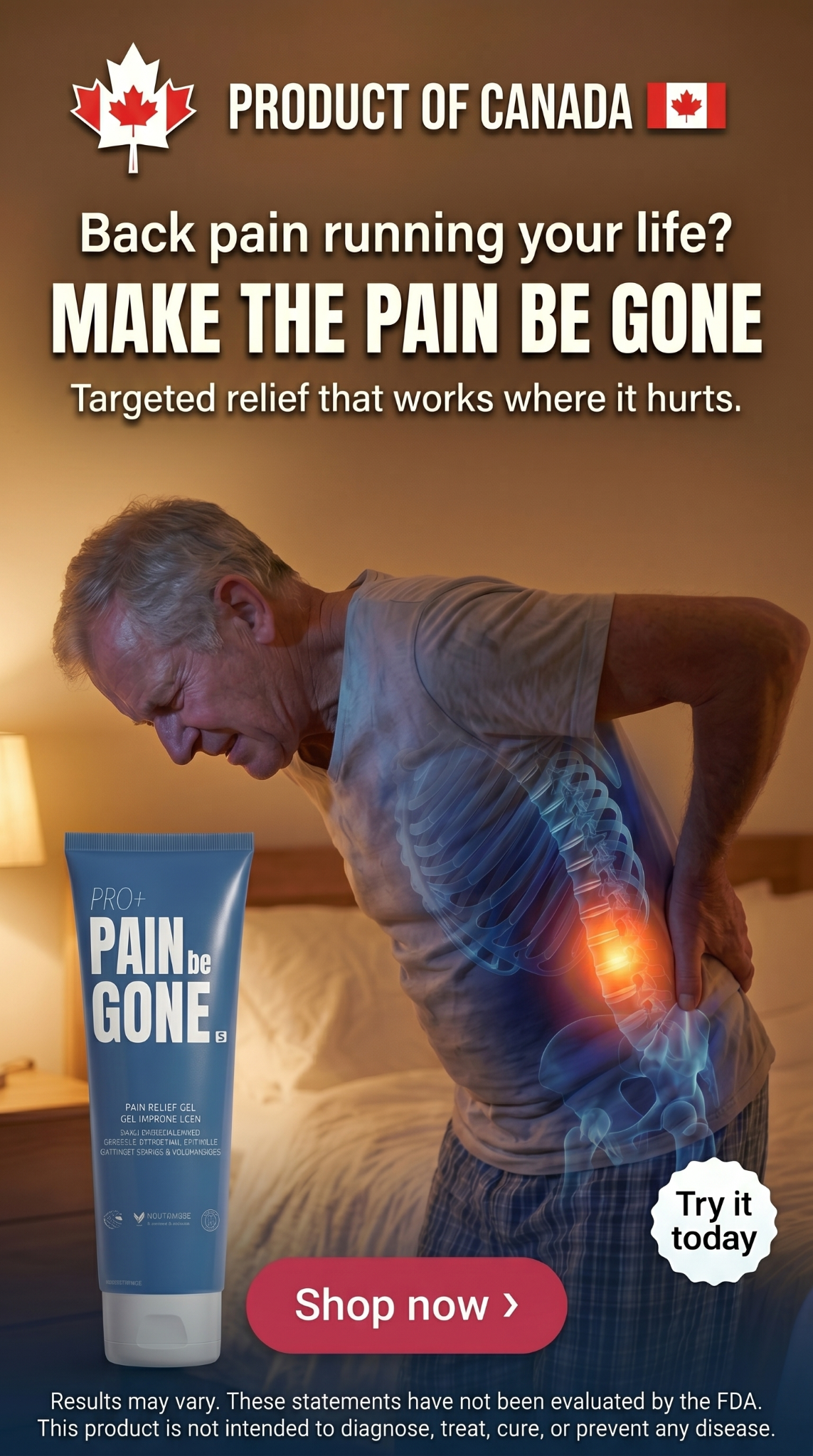 Pain Be Gone Pro Facebook ad