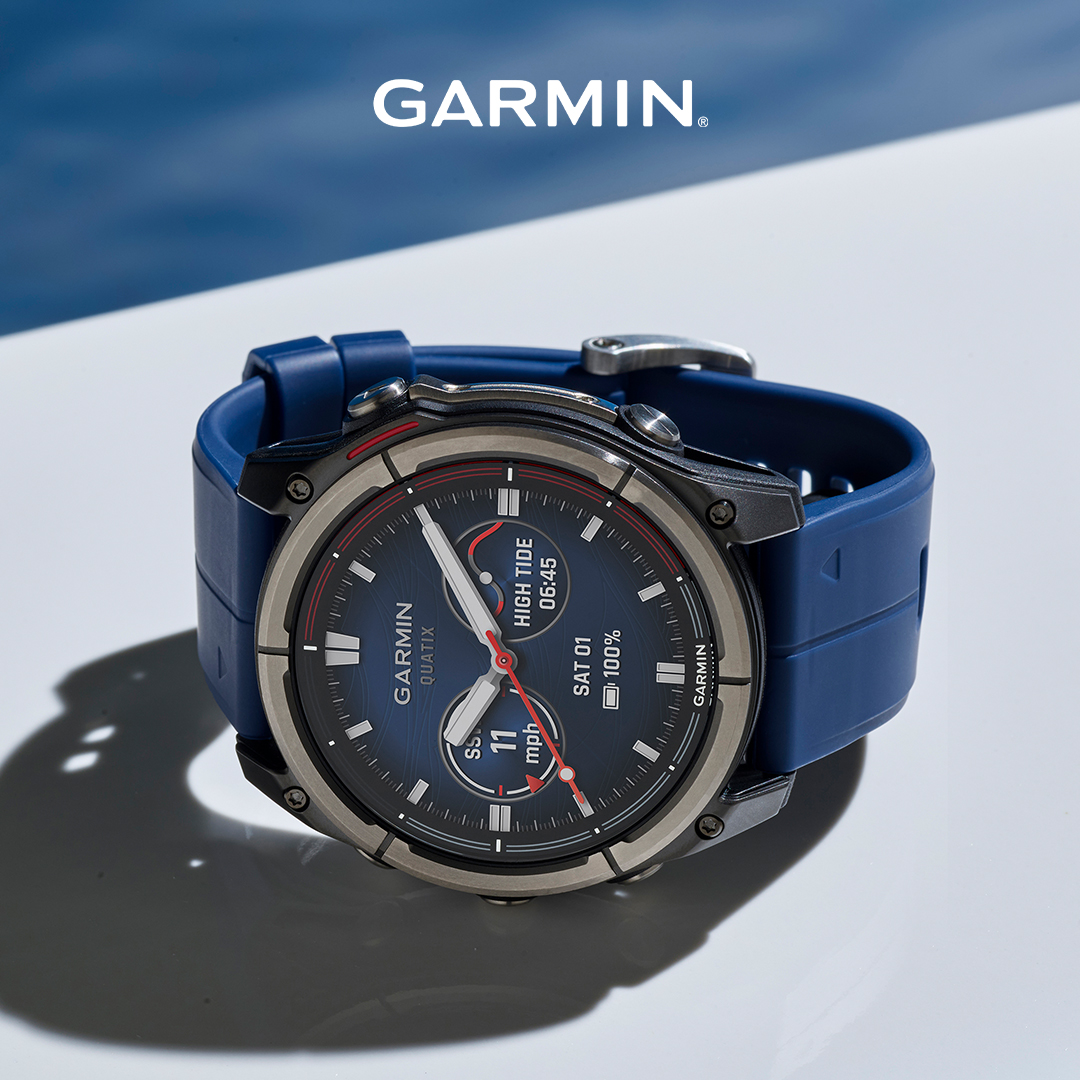 Garmin Marine Facebook ad: quatix 8
