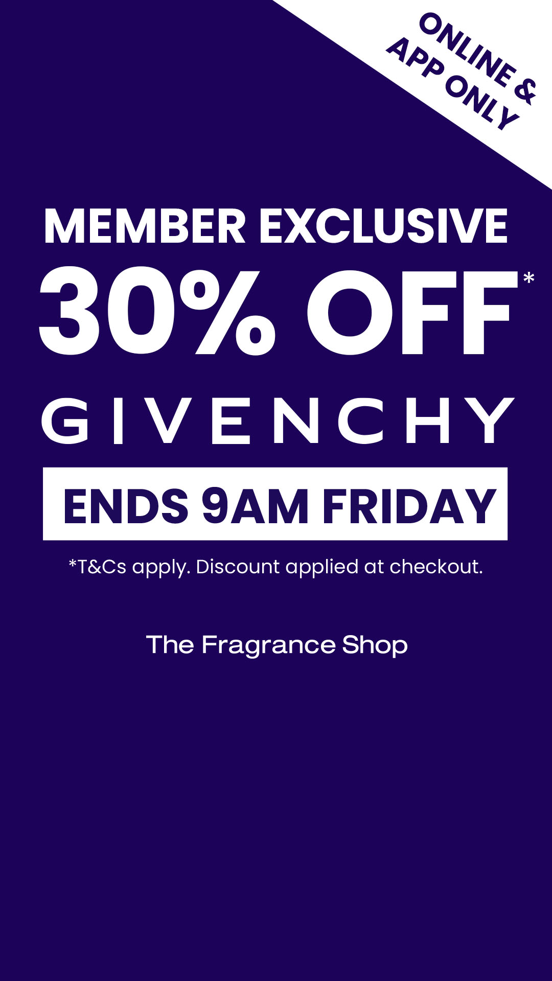 The Fragrance Shop Facebook ad