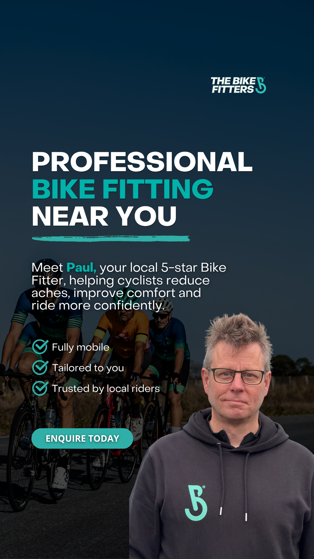 The Bike Fitters Facebook ad