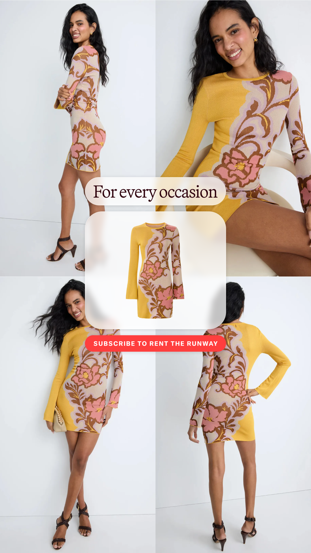Rent The Runway Facebook ad