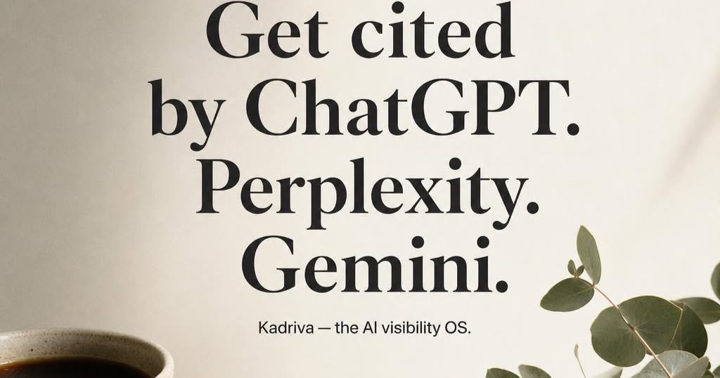 Kadriva Facebook ad: Kadriva | GEO SEO & Generative Engine Optimization Platform