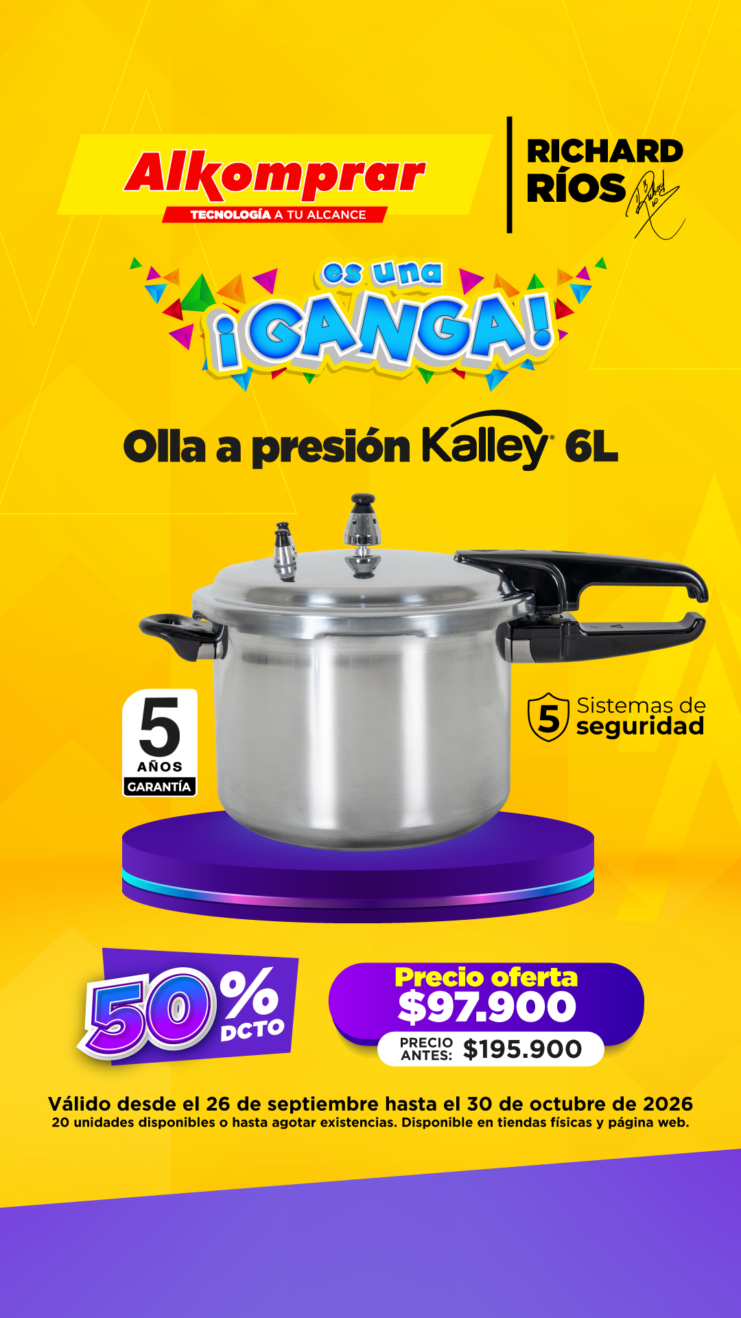 Alkomprar Facebook ad: Mejores Ofertas Kalley