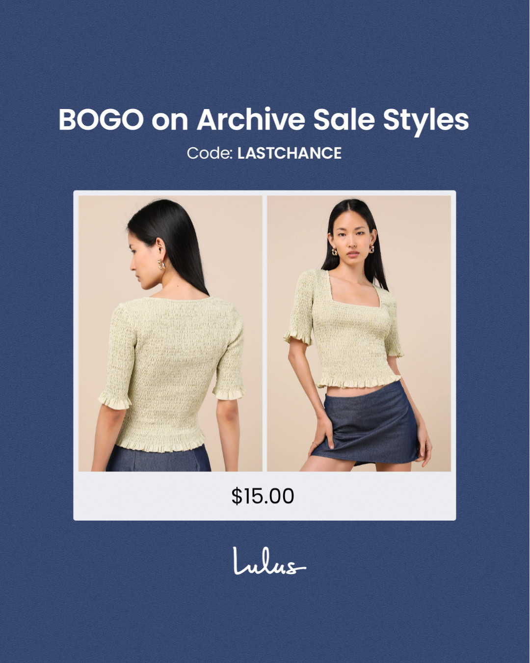 Lulus Facebook ad