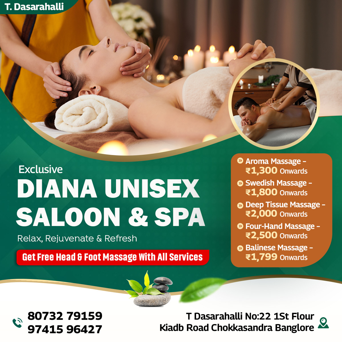 Diana Unisex saloon and spa Facebook ad: Diana Unisex Saloon And Spa