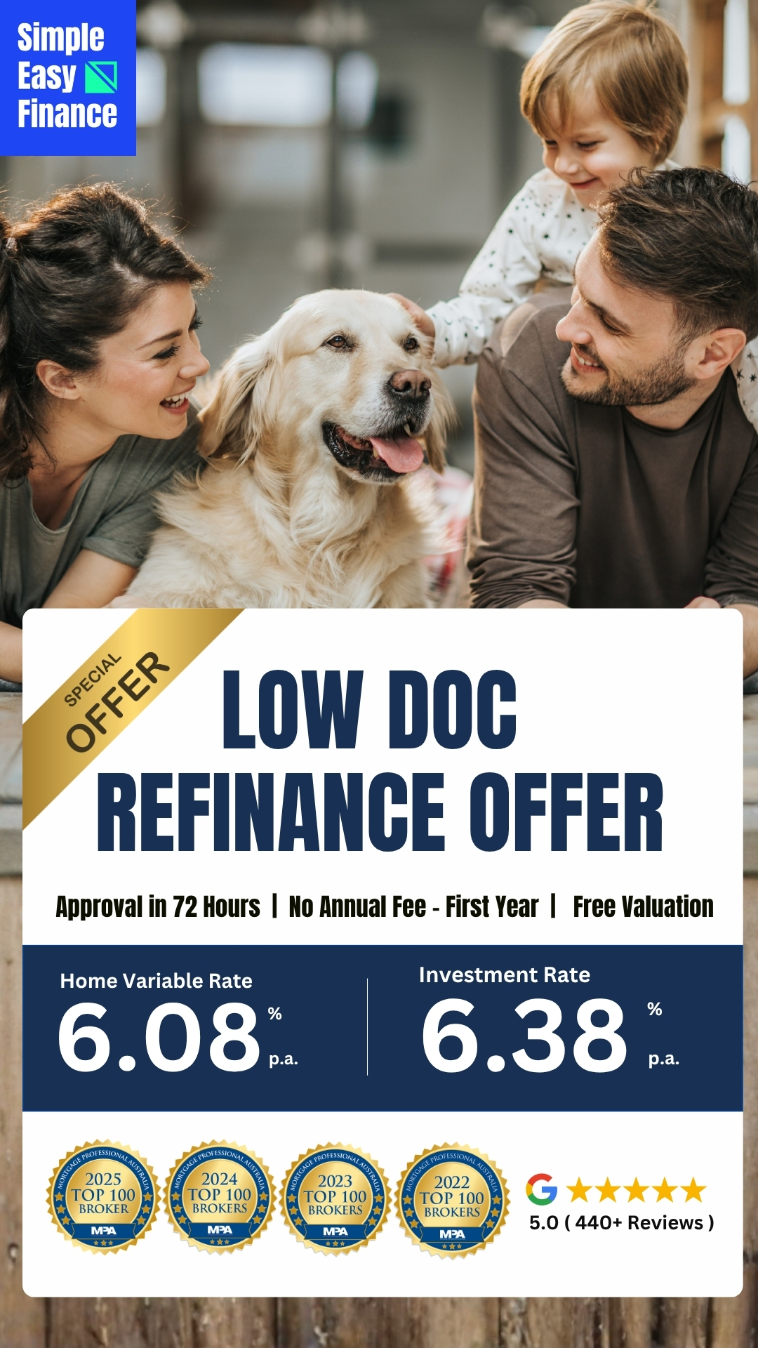 Simple Easy Finance Facebook ad from Jun 20, 2026